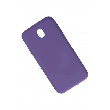 Mey İthalat®  Samsung Galaxy J7 Pro / J730 Kılıf Nano içi Kadife Silikon - Mor