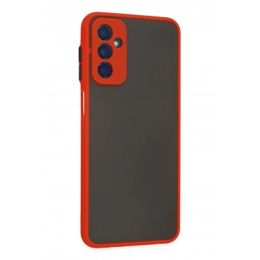 Mey İthalat®  Samsung Galaxy M13 Kılıf Montreal Silikon Kapak - Kırmızı