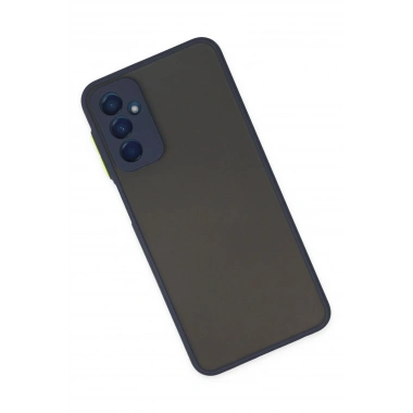 Mey İthalat®  Samsung Galaxy M13 Kılıf Montreal Silikon Kapak - Lacivert