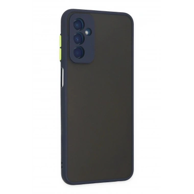 Mey İthalat®  Samsung Galaxy M13 Kılıf Montreal Silikon Kapak - Lacivert