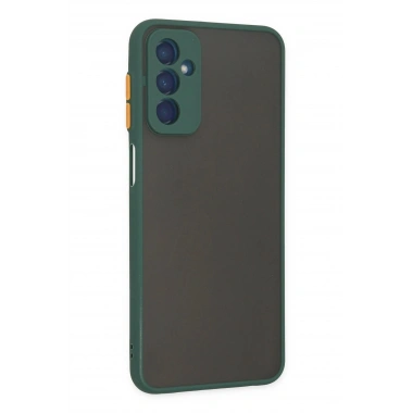 Mey İthalat®  Samsung Galaxy M13 Kılıf Montreal Silikon Kapak - Yeşil