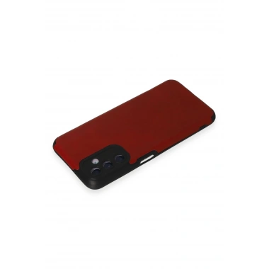 Mey İthalat® Samsung Galaxy M14 5G Kılıf Loop Deri Silikon - Kırmızı