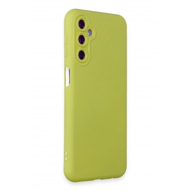 Mey İthalat®  Samsung Galaxy M14 5G Kılıf Nano içi Kadife Silikon - Sarı