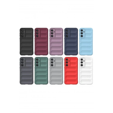 Mey İthalat®  Samsung Galaxy M14 5G Kılıf Optimum Silikon - Koyu Yeşil