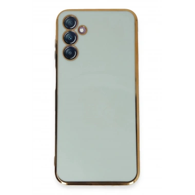Mey İthalat®  Samsung Galaxy M14 5G Kılıf Volet Silikon - Açık Yeşil