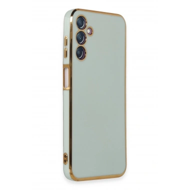 Mey İthalat®  Samsung Galaxy M14 5G Kılıf Volet Silikon - Açık Yeşil