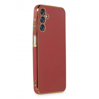 Mey İthalat®  Samsung Galaxy M14 5G Kılıf Volet Silikon - Kırmızı
