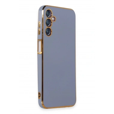 Mey İthalat®  Samsung Galaxy M14 5G Kılıf Volet Silikon - Mavi