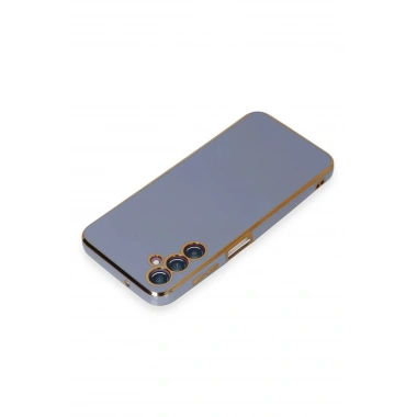 Mey İthalat®  Samsung Galaxy M14 5G Kılıf Volet Silikon - Mavi