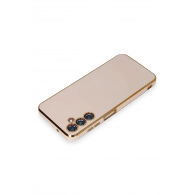 Mey İthalat®  Samsung Galaxy M14 5G Kılıf Volet Silikon - Pembe