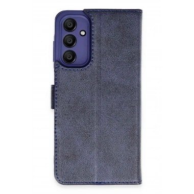 Mey İthalat®  Samsung Galaxy M15 Kılıf Trend S Plus Kapaklı Kılıf - Lacivert