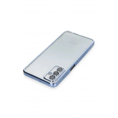Mey İthalat®  Samsung Galaxy M23 Kılıf  Lensli Silikon - Açık Mavi