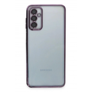 Mey İthalat®  Samsung Galaxy M23 Kılıf  Lensli Silikon - Mor