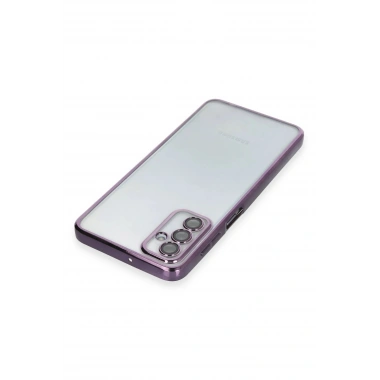 Mey İthalat®  Samsung Galaxy M23 Kılıf  Lensli Silikon - Mor