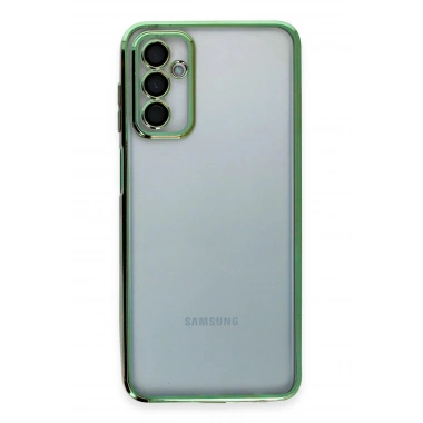 Mey İthalat®  Samsung Galaxy M23 Kılıf  Lensli Silikon - Yeşil