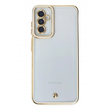 Mey İthalat® Samsung Galaxy M23 Kılıf Liva Lens Silikon - Beyaz