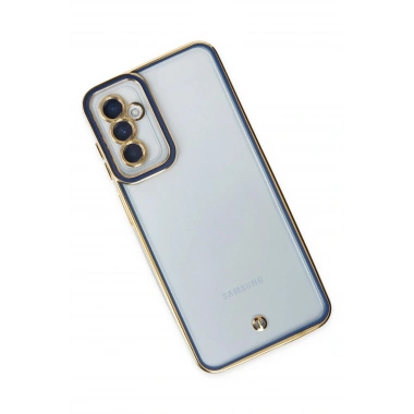Mey İthalat® Samsung Galaxy M23 Kılıf Liva Lens Silikon - Mavi