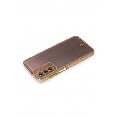 Mey İthalat® Samsung Galaxy M23 Kılıf Liva Lens Silikon - Pudra