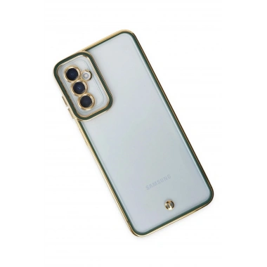 Mey İthalat® Samsung Galaxy M23 Kılıf Liva Lens Silikon - Yeşil
