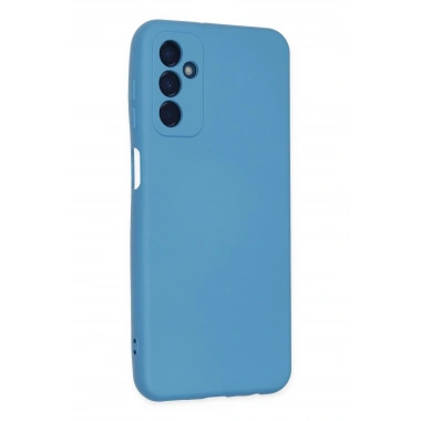 Mey İthalat®  Samsung Galaxy M23 Kılıf Nano içi Kadife Silikon - Mavi