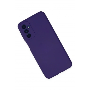 Mey İthalat®  Samsung Galaxy M23 Kılıf Nano içi Kadife Silikon - Mor