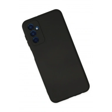 Mey İthalat®  Samsung Galaxy M23 Kılıf Nano içi Kadife Silikon - Siyah