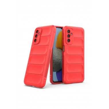 Mey İthalat®  Samsung Galaxy M23 Kılıf Optimum Silikon - Kırmızı