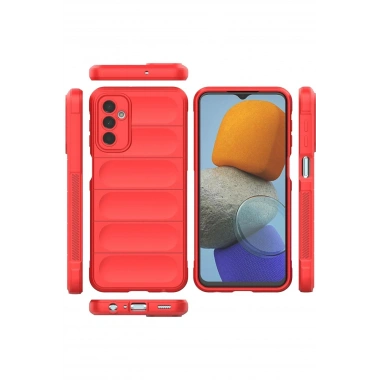 Mey İthalat®  Samsung Galaxy M23 Kılıf Optimum Silikon - Kırmızı