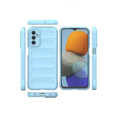 Mey İthalat®  Samsung Galaxy M23 Kılıf Optimum Silikon - Sky Blue