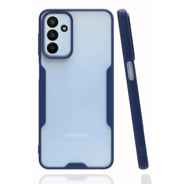 Mey İthalat®  Samsung Galaxy M23 Kılıf Platin Silikon - Lacivert