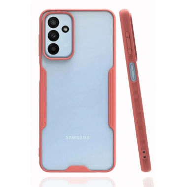 Mey İthalat®  Samsung Galaxy M23 Kılıf Platin Silikon - Pembe