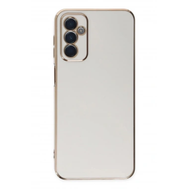 Mey İthalat®  Samsung Galaxy M23 Kılıf Volet Silikon - Beyaz