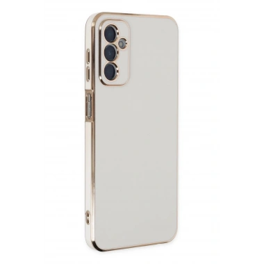 Mey İthalat®  Samsung Galaxy M23 Kılıf Volet Silikon - Beyaz