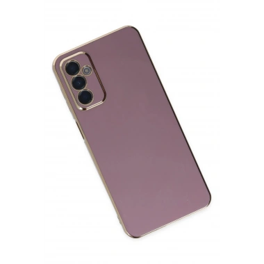 Mey İthalat®  Samsung Galaxy M23 Kılıf Volet Silikon - Mor