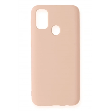 Mey İthalat®  Samsung Galaxy M31 Kılıf Nano içi Kadife Silikon - Pudra