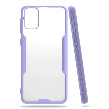 Mey İthalat®  Samsung Galaxy M31 Kılıf Platin Silikon - Lila