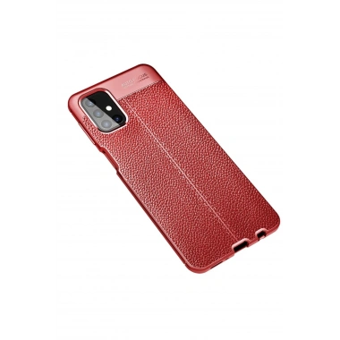Mey İthalat®  Samsung Galaxy M31S Kılıf Auto Focus Kapak - Kırmızı