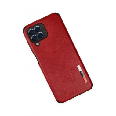 Mey İthalat® Samsung Galaxy M33 Kılıf Loop Deri Silikon - Kırmızı