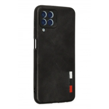 Mey İthalat® Samsung Galaxy M33 Kılıf Loop Deri Silikon - Siyah
