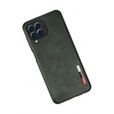 Mey İthalat® Samsung Galaxy M33 Kılıf Loop Deri Silikon - Yeşil