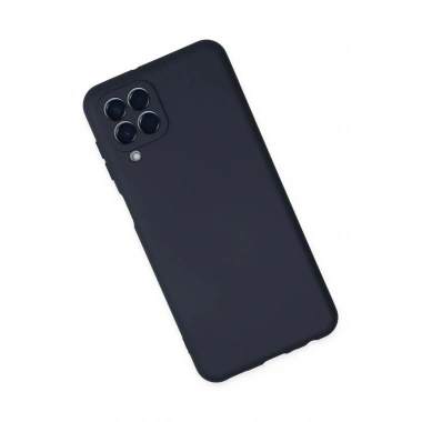 Mey İthalat®  Samsung Galaxy M33 Kılıf Nano içi Kadife Silikon - Lacivert