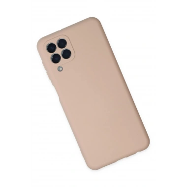 Mey İthalat®  Samsung Galaxy M33 Kılıf Nano içi Kadife Silikon - Pudra