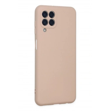 Mey İthalat®  Samsung Galaxy M33 Kılıf Nano içi Kadife Silikon - Pudra