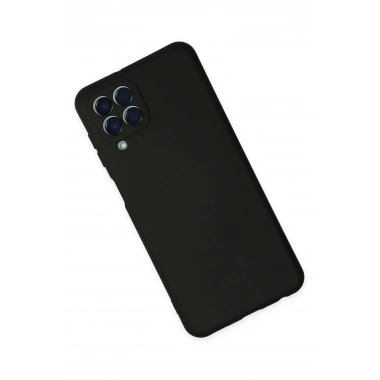 Mey İthalat®  Samsung Galaxy M33 Kılıf Nano içi Kadife Silikon - Siyah