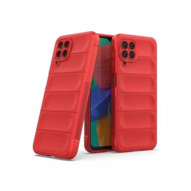 Mey İthalat®  Samsung Galaxy M33 Kılıf Optimum Silikon - Kırmızı