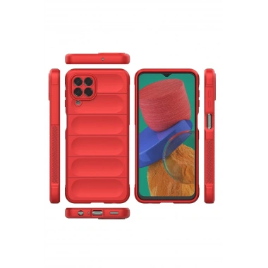 Mey İthalat®  Samsung Galaxy M33 Kılıf Optimum Silikon - Kırmızı