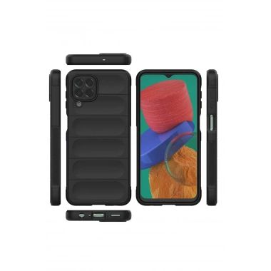 Mey İthalat®  Samsung Galaxy M33 Kılıf Optimum Silikon - Siyah