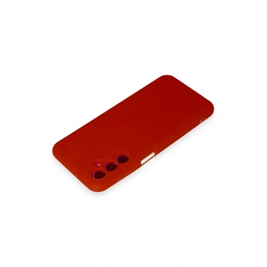 Mey İthalat®  Samsung Galaxy M34 5G Kılıf First Silikon - Kırmızı