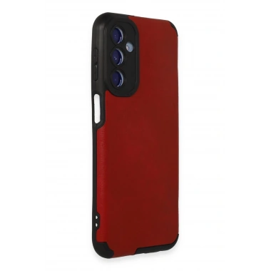 Mey İthalat® Samsung Galaxy M34 5G Kılıf Loop Deri Silikon - Kırmızı