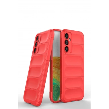 Mey İthalat®  Samsung Galaxy M34 5G Kılıf Optimum Silikon - Kırmızı